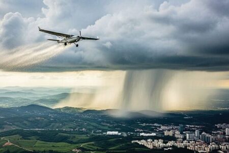 آغاز عملیات بارورسازی ابرها در آسمان تهران