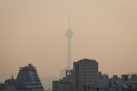 وضعیت هوای تهران قرمز شد