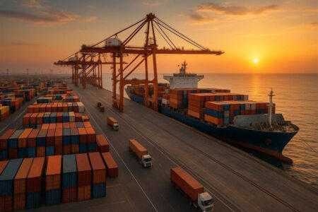 صادرات ۳۲۸ هزار تن‌ کالا از استان بوشهر به قطر