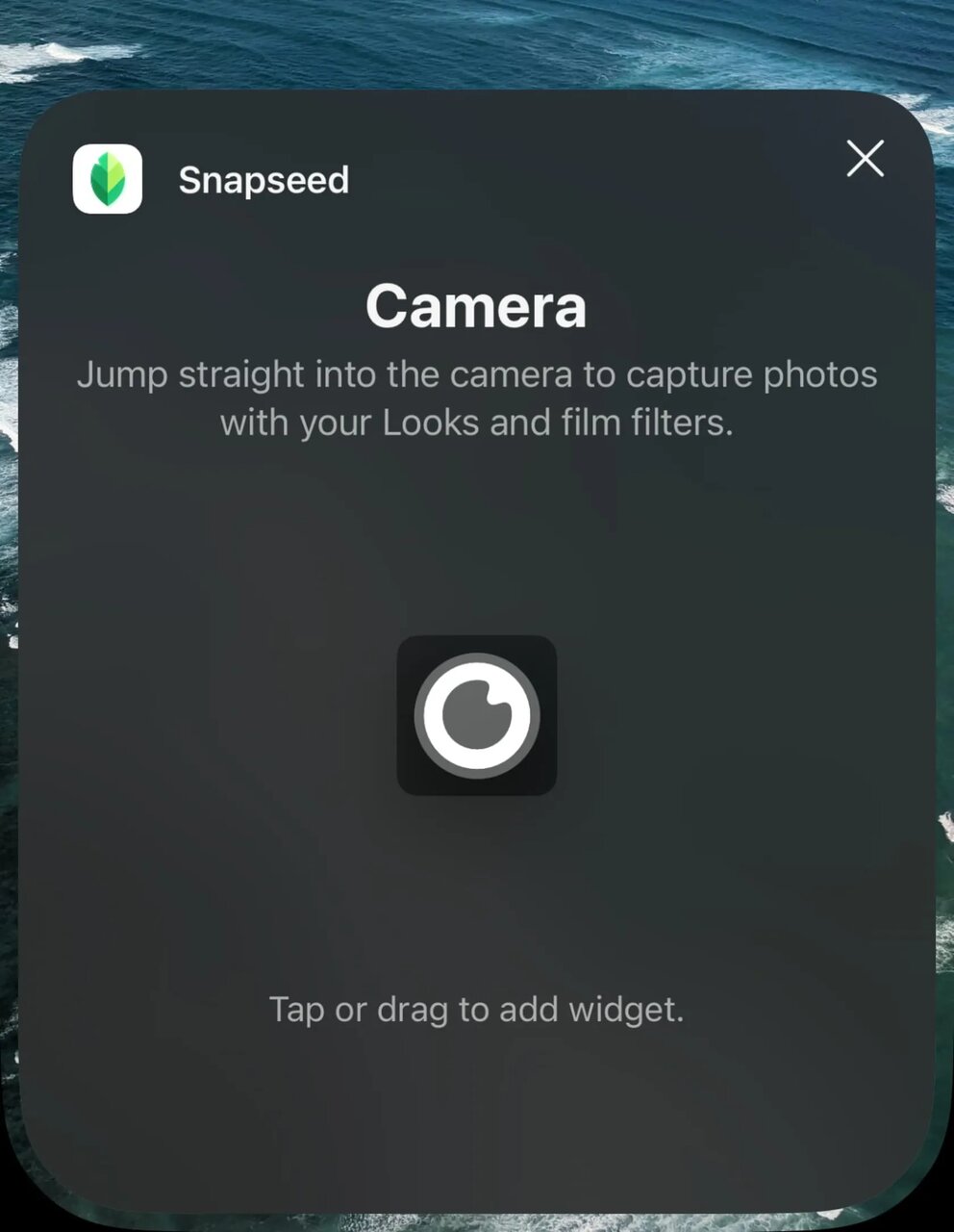 آیکون دوربین اپلیکیشن اسنپ‌سید آیفون