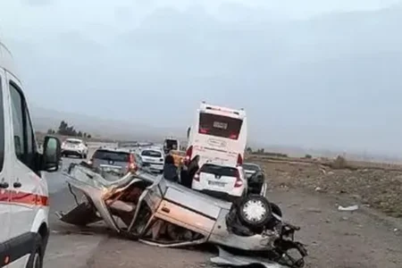 جزئیات حادثه مرگبار در قزوین/ واژگونی ماکسیما جان راننده سهل‌انگارش را گرفت