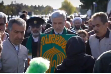 حضور کاروان زیرسایه خورشید در مزار شهدای ارومیه